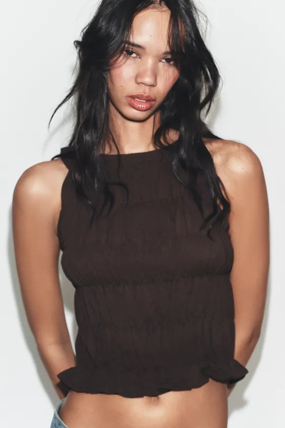 RUCHED TOP | Zara US