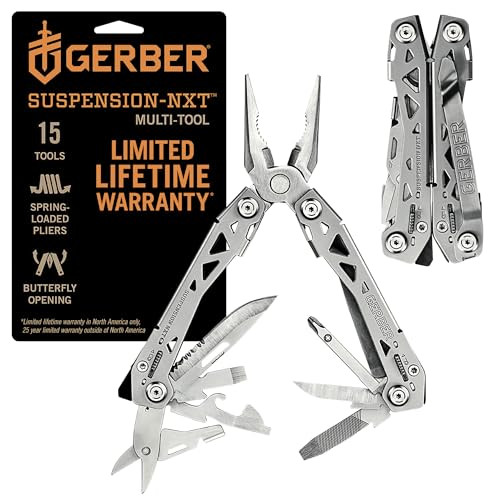 Gerber Gear Suspension-NXT 15-in-1 Multi-Tool Pocket Knife Set - EDC Gear and Equipment Multi-Too... | Amazon (US)