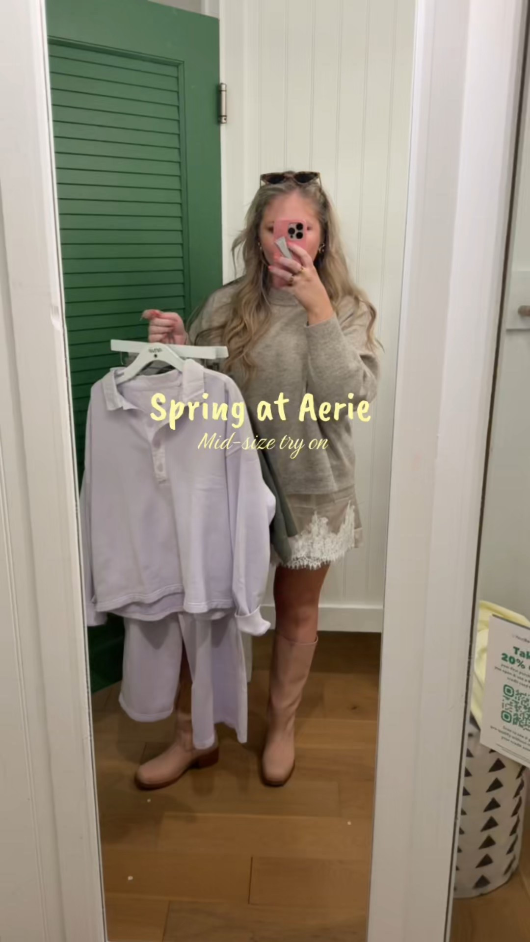 Spring arrivals at Aerie! ☀️🪴🪺

#LTKootd #LTKMidsize #LTKSeasonal