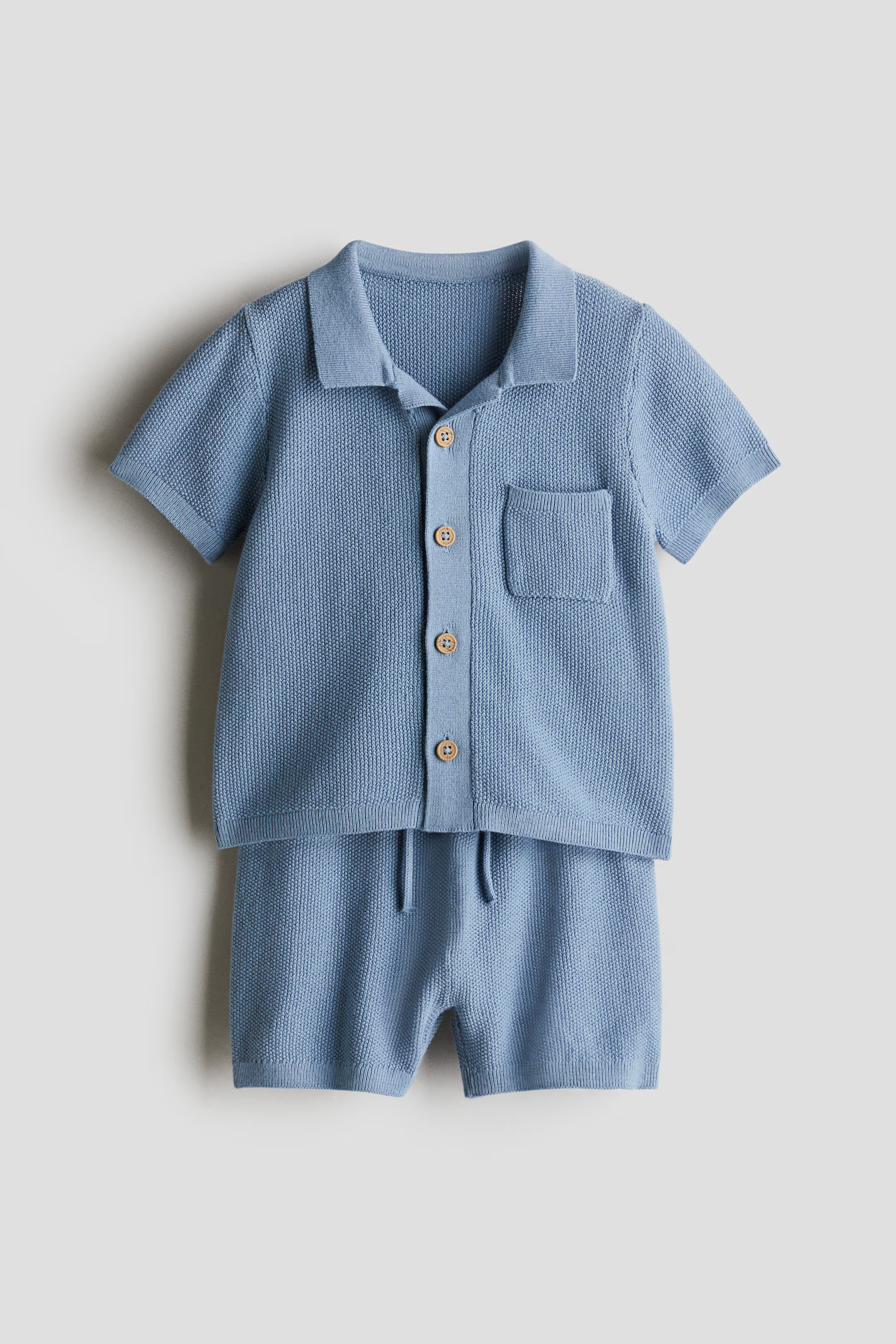 2-piece cotton-knit set | H&M (UK, MY, IN, SG, PH, TW, HK)