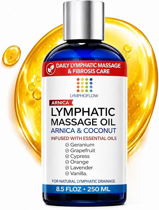 Lymphatic Drainage Massage Oil for Massage Therapy - Arnica & Coconut Oil for Post Surgery Recove... | Amazon (US)