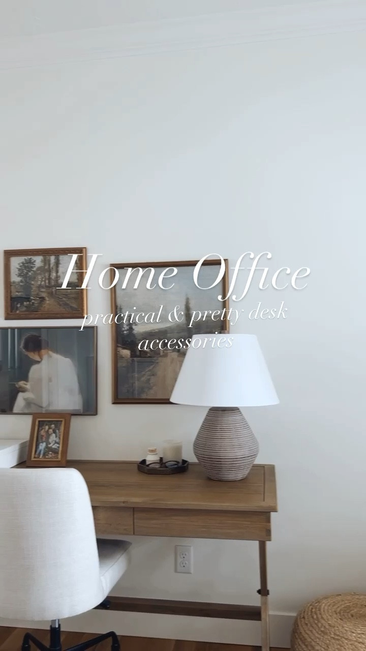 Home office decor that is both functional and pretty!  It all started with the wood campaign desk which I love!

#LTKhome #LTKstyletip #LTKFind
