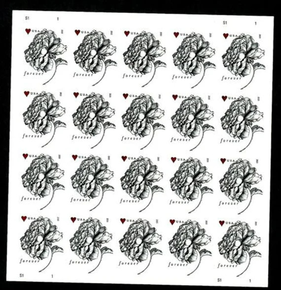 Vintage Rose forever stamp-lot of 50 | Etsy (US)