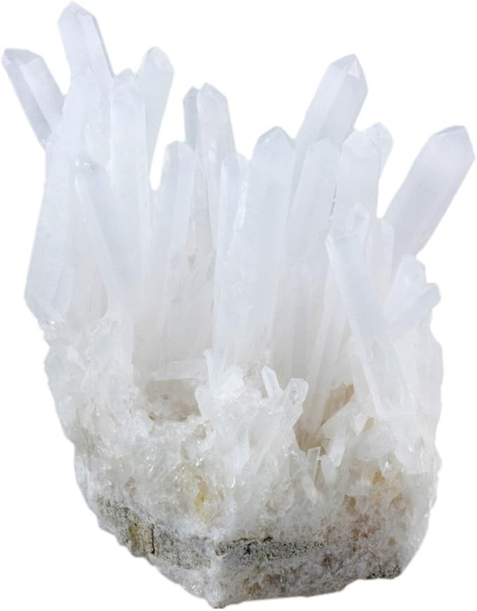 SUNYIK Natural Rock Quartz Crystal Cluster,Druzy Geode Specimen Gemstone Sculpture Sphere(0.1-0.2... | Amazon (US)