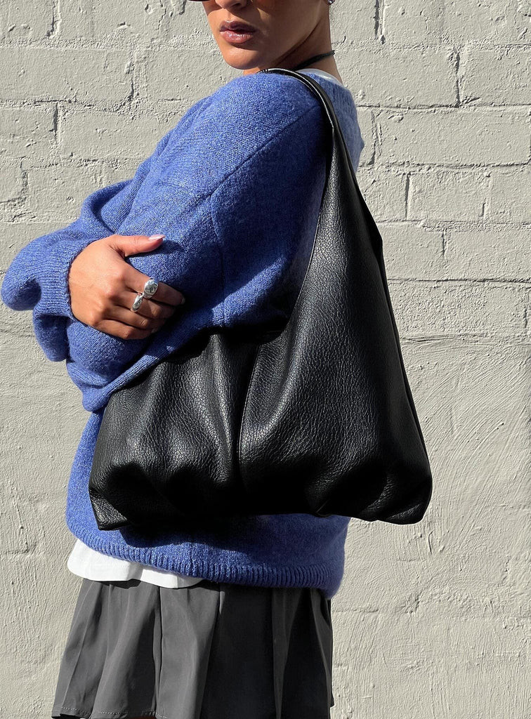 Zenia Shoulder Bag Black | Princess Polly AU