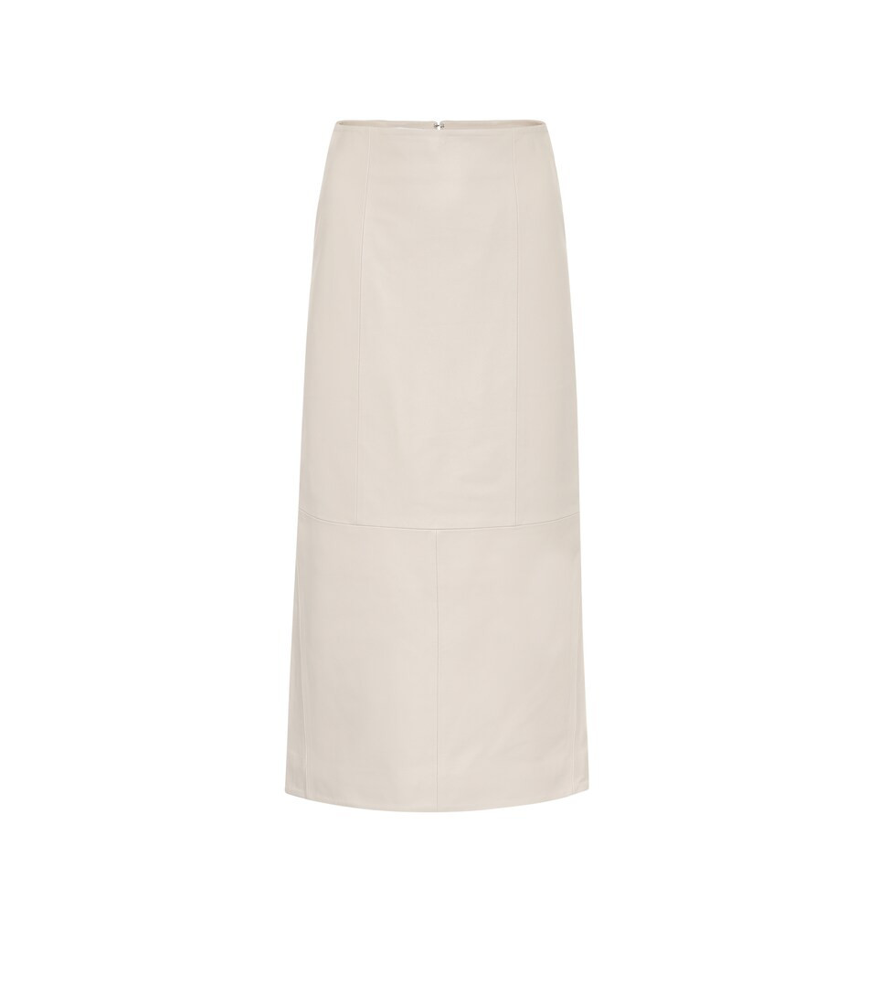 Leather midi skirt | Mytheresa (US/CA)