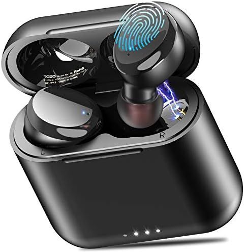 TOZO T6 True Wireless Earbuds Bluetooth Headphones Touch Control with Wireless Charging Case IPX8 Wa | Amazon (US)