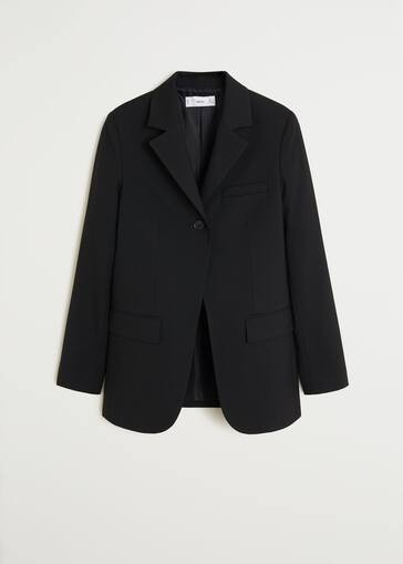 Gestructureerde basic blazer | MANGO (NL)