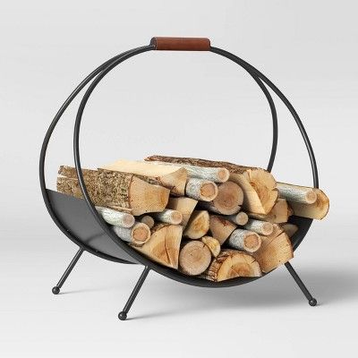 Iron Log Holder Black - Project 62&#8482; | Target