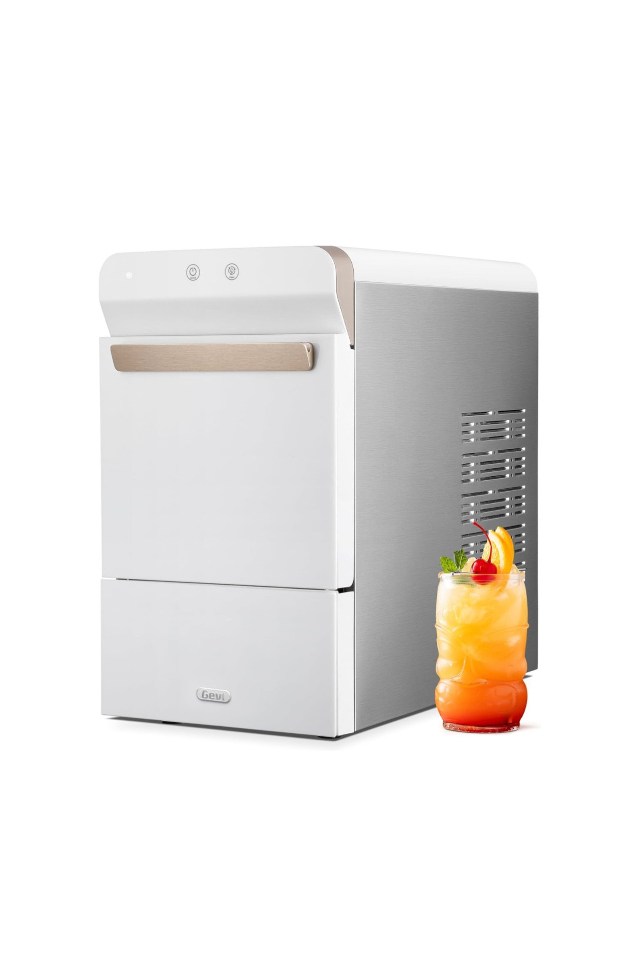 Gevi Household V2.0 Countertop Nugget Ice Maker | Self-Cleaning Pellet Ice Machine | Open and Pour Water Refill | Stainless Steel Housing | Fit Under Wall Cabinet | White

#LTKhome #LTKGiftGuide #LTKsalealert