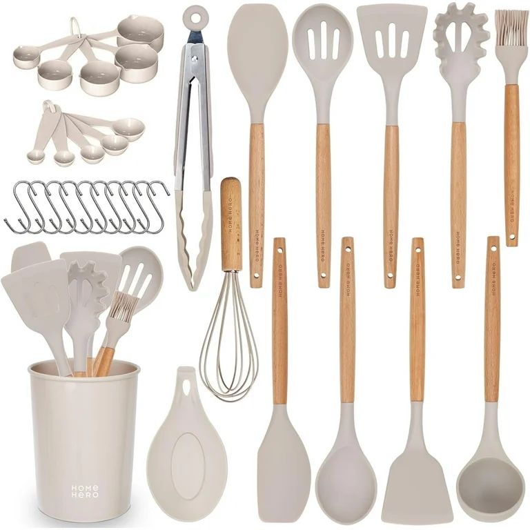 Home Hero - Kitchen Utensils Set - Cooking Utensils Set - Kitchen Gadgets & Kitchen Gifts - 33 Pi... | Walmart (US)