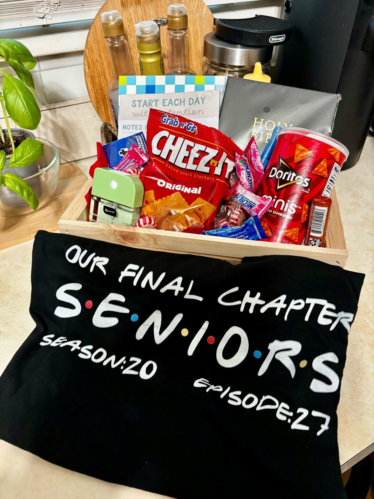 It’s the first day of senior year!! 📓✏️📚📏🎉 Everything in the basket is from Dollar Tree.

#LTKdayinmylife #LTKKids #LTKmomlife