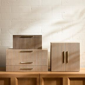 Modern Fluted Jewelry Boxes | West Elm (US)