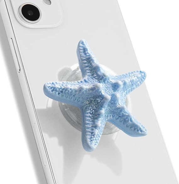 DALSTONE Cute Seashell and Starfish Shape Collapsible Expandable Multi Functional Mobile Phone Gr... | Amazon (US)