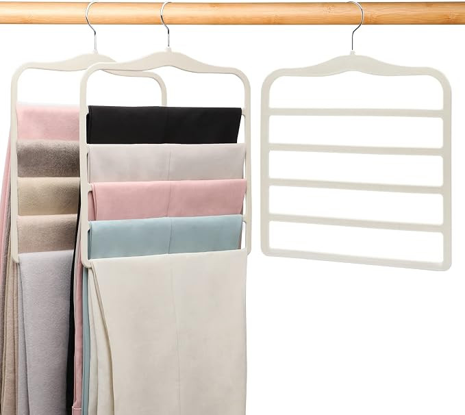 Pants Hangers Space Saving,Organization and Storage for Dorm Room Essentials for College Students... | Amazon (US)