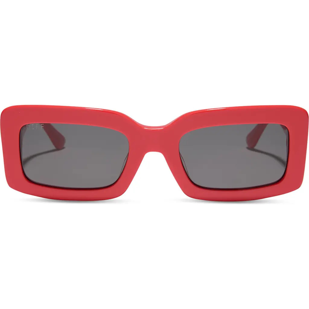 DIFF Indy 51mm Gradient Rectangular Sunglasses in Sunset /Grey at Nordstrom | Nordstrom