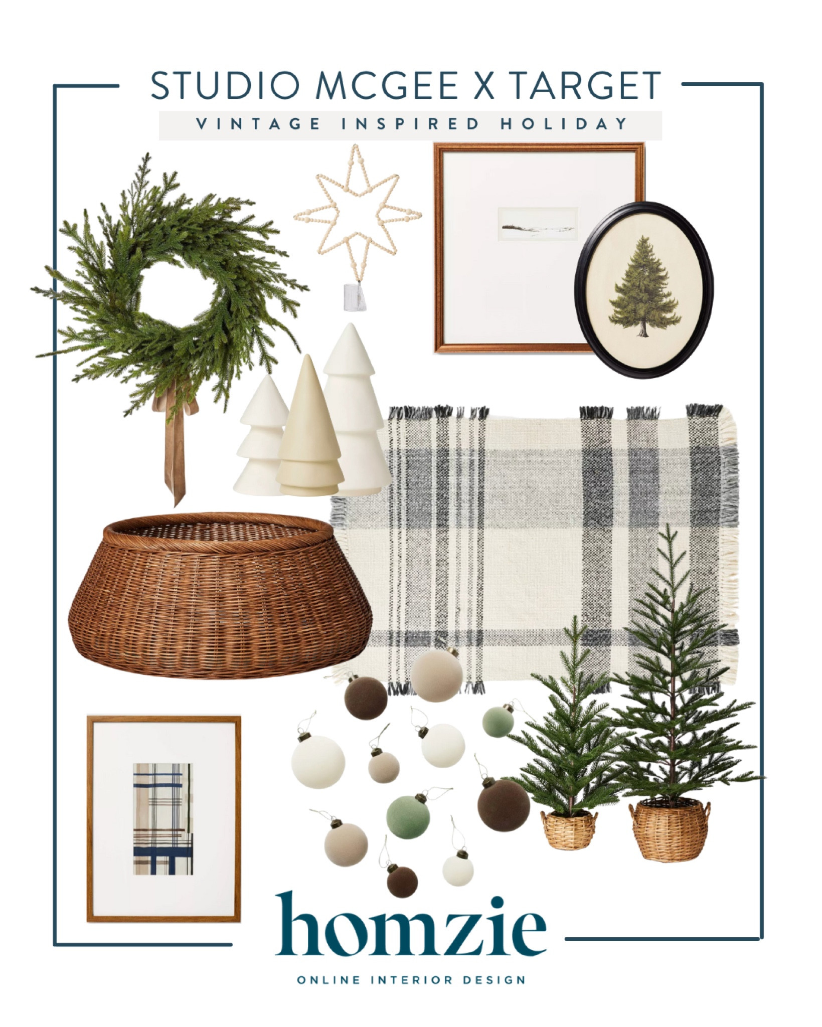 Threshold & Studio McGee at Target holiday collection just dropped! We’re loving the vintage inspired Christmas decor! This woven tree skirt and velvet flocked ornaments are a hit! 

#LTKHoliday #LTKSeasonal #LTKhome