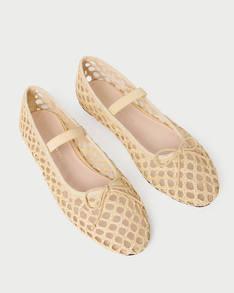 Leonie Natural Crochet Ballet Flat | Loeffler Randall