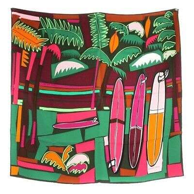 Authentic HERMES Scarf Carre 90 SEA SURF AND FUN Women 100% Silk From Japan  | eBay | eBay US