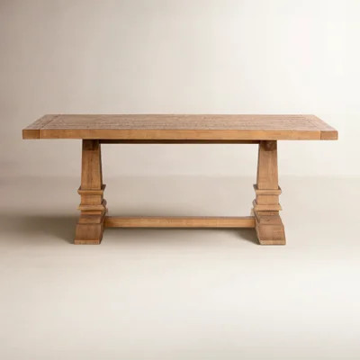 Vienna 78" Pine Dining Table | Wayfair North America