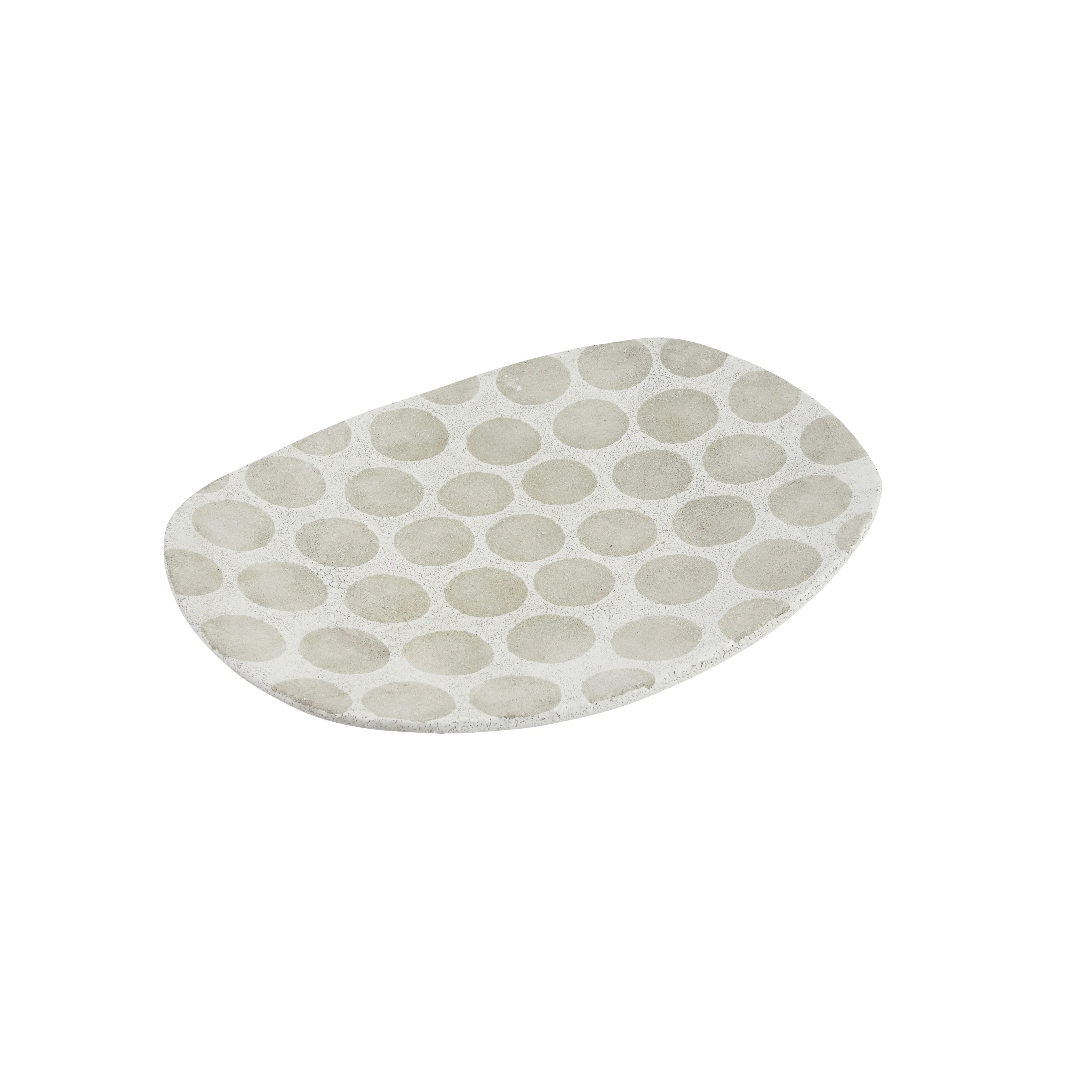 Creative Co-Op Decorative Terracotta Platter with Wax Relief Dots, Natural | Walmart (US)