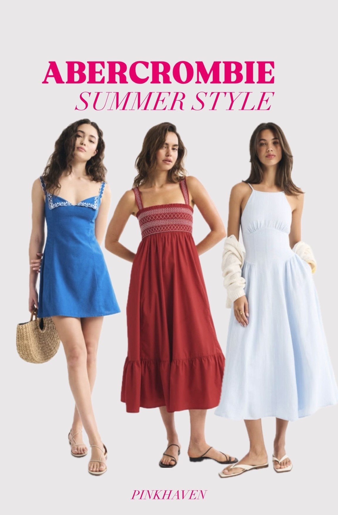 Abercrombie summer dresses on sale!! 

#minidress, #mididress #summer #style #womens #abercrombie 

Summer dresses, summer style, casual dresses, dresses for brunch, women’s dress
