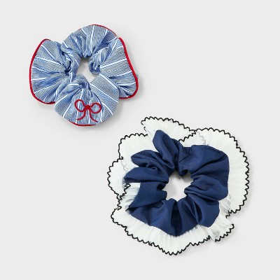Seaside Printed Scarf Hair Twister Set 2ct - Wild Fable™ Multi | Target