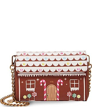 Betsey Johnson Gingerbread Wallet On A Chain Crossbody Bag - Brown | Dillard's