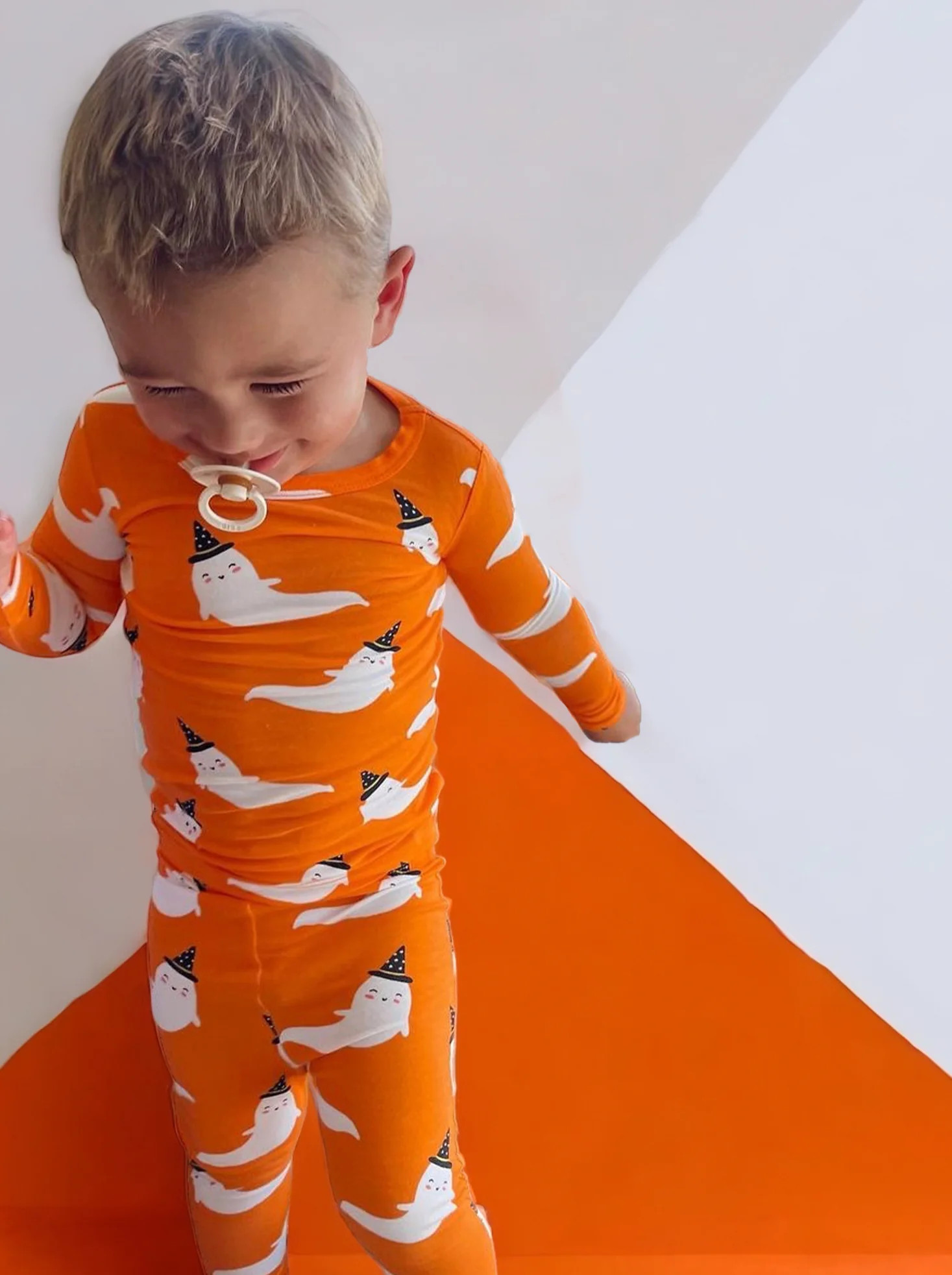 2-Piece Set, Orange Ghost | SpearmintLOVE