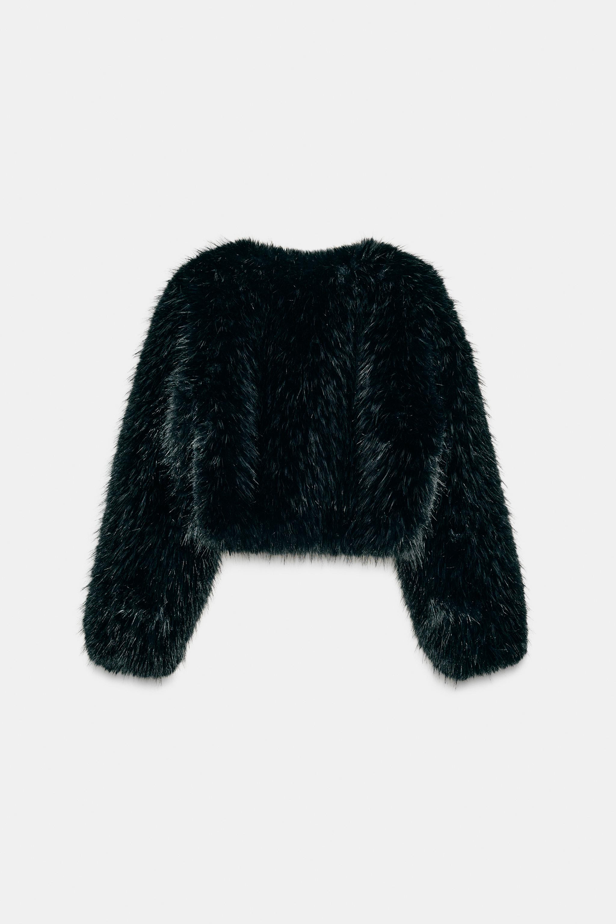 FAUX FUR JACKET ZW COLLECTION | Zara UK
