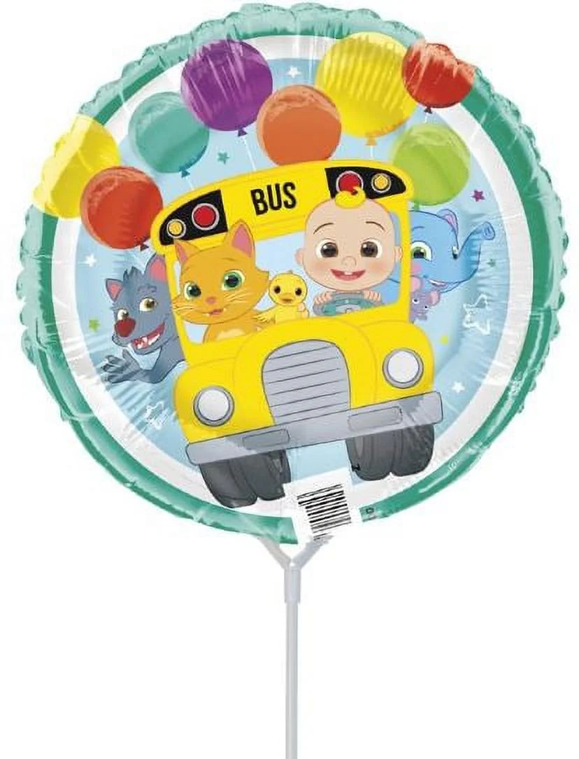Cocomelon Foil Stick Balloon 9" | Walmart (US)