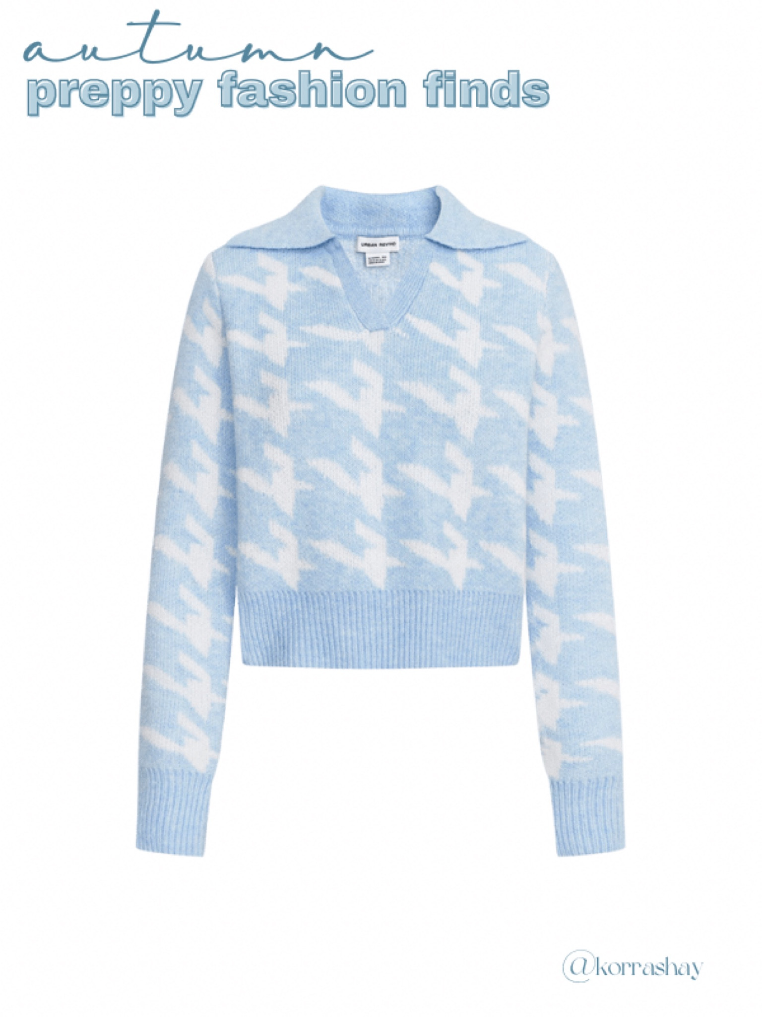 Preppy fall fashion finds!
Blue houndstooth sweater

🏷
Preppy fall fashion, preppy fall outfits, fall fashion finds, fall fashion ideas, thanksgiving outfit ideas, preppy fashion Inspo 

#LTKSeasonal #LTKstyletip #LTKfit