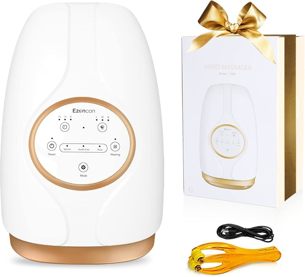 Ezencon Hand Massager Machine with Heat, Electric Hand Massager for Arthritis and Carpal Tunnel, ... | Amazon (US)
