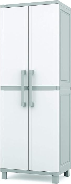 Keter Storage Cabinet with Doors and Shelves for Laundry Room, Garage, Bathroom Accessories, Clos... | Amazon (US)