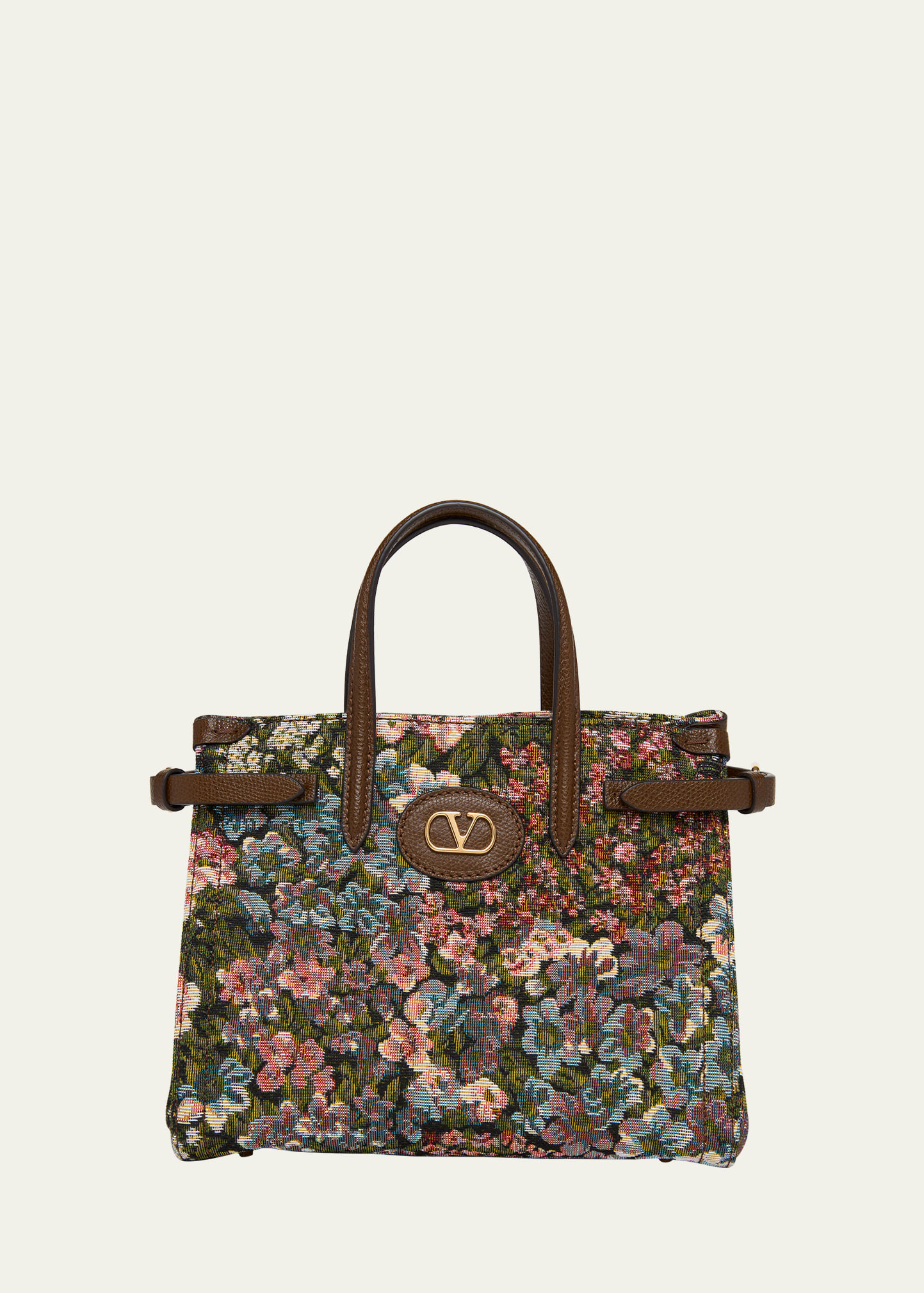 Valentino Garavani Small Woven Floral Tote Bag | Bergdorf Goodman