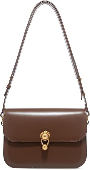 LA FESTIN Small Leather Purse Crossbody Bags For Women: Black Shoulder Handbags Crossbody Bag | Amazon (US)