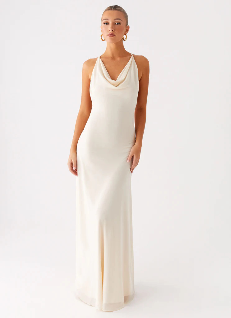 Dahliana Maxi Dress - Off White | Peppermayo (Global)