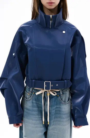 Liquid Luxe Shiny Bomber Jacket | Nordstrom