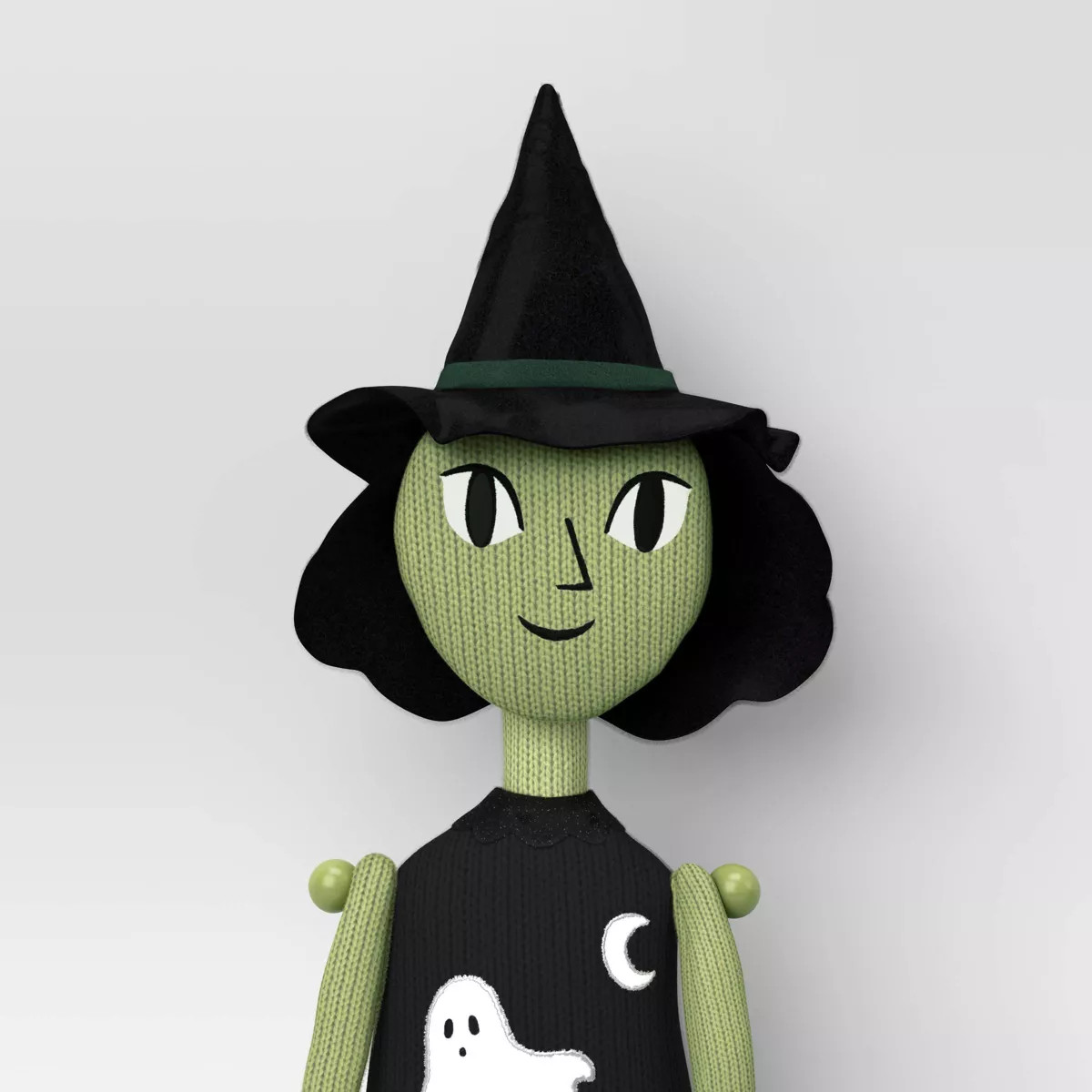 Hanging Knit Witch Character Decorative Sculpture - Hyde and EEK! Boutique™ Green/Black | Target