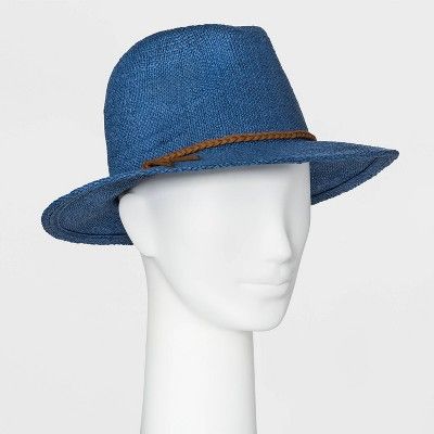 Women's Panama Hat - Universal Thread™ Blue | Target