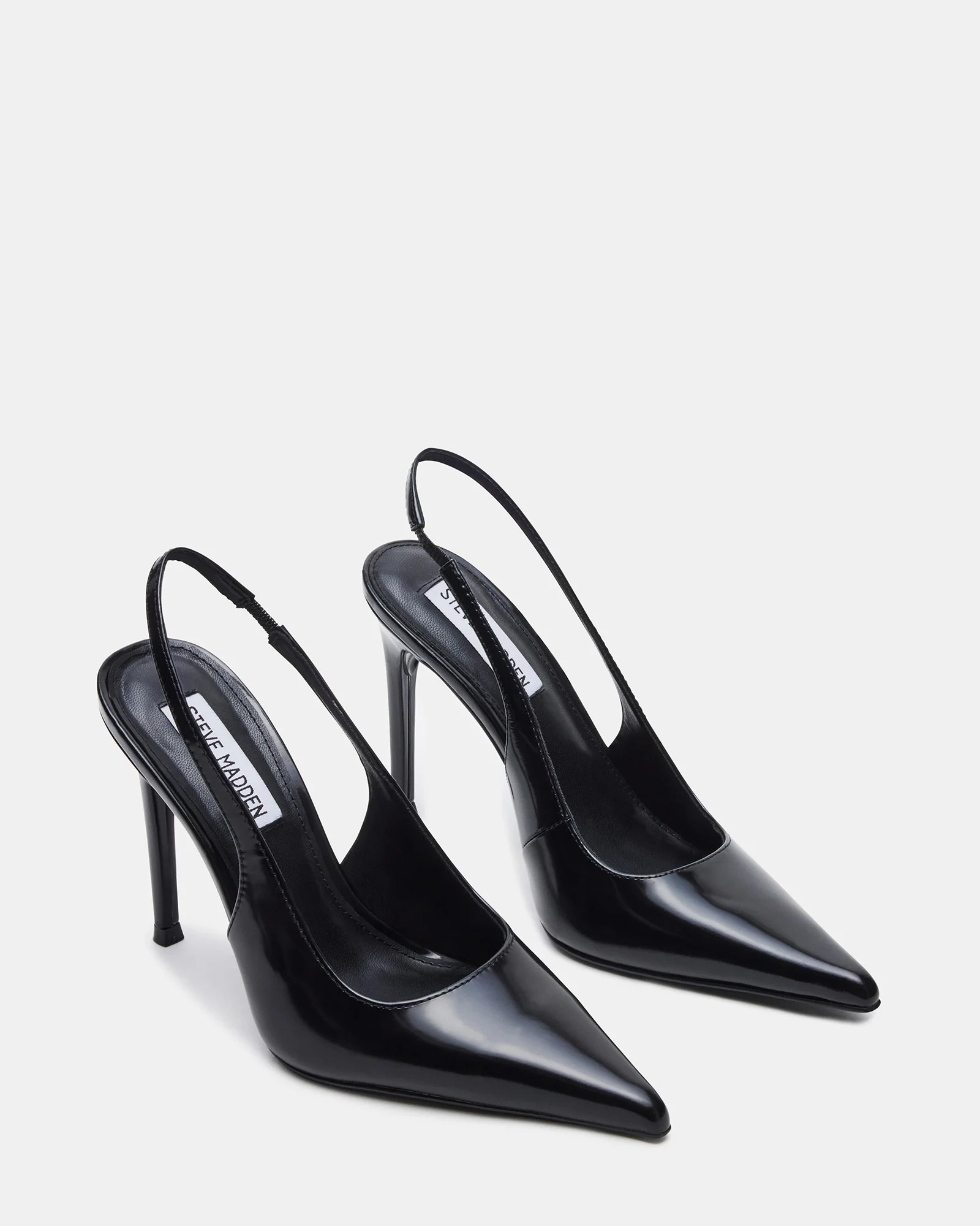 REYES Black Box Slingback Stiletto Pointed-Toe Pump Women's Heel | Steve Madden (US)