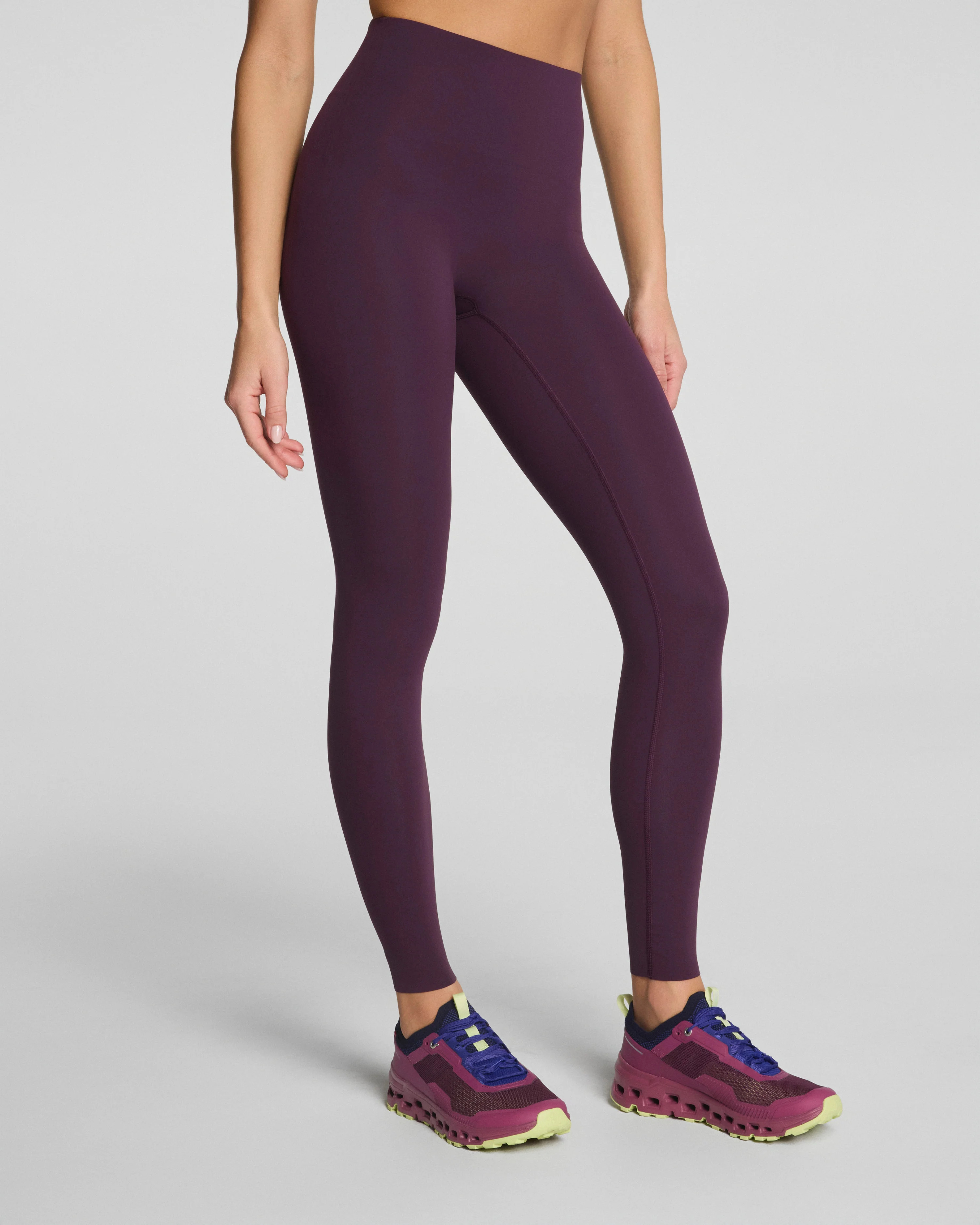 Full-Length Leggings with Mid-Tummy Compression | Spanx