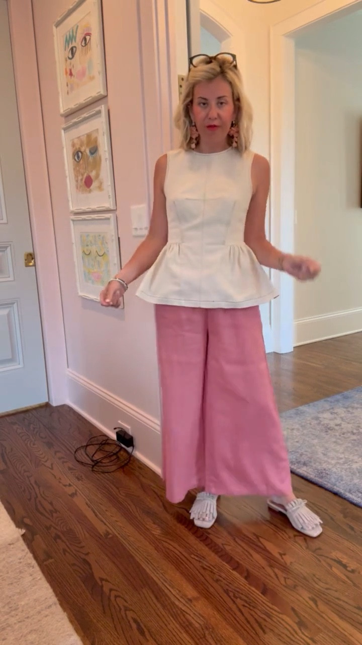 30% off my top & pants today! I absolutely love this peplum top! I have it in chocolate brown and it’s fabulous. These Somerset pull on pants are a win! 
Top & Pants - xs
Shoes - 8 

#LTKSaleAlert #LTKOver40 #LTKmomlife