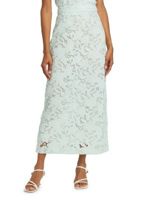 Natura Lace Pencil Midi-Skirt | Saks Fifth Avenue OFF 5TH