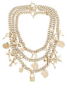 Joel Necklace in Gold | Revolve Clothing (Global)