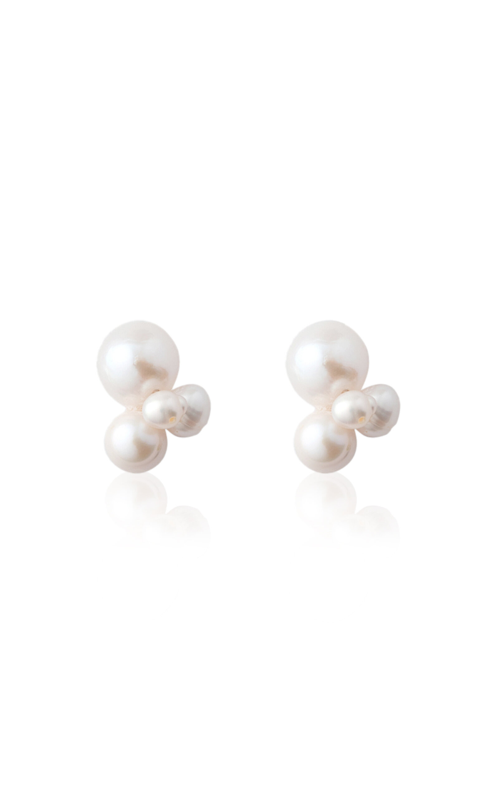 Cata 14K Gold-Plated Pearl Earrings | Moda Operandi (Global)