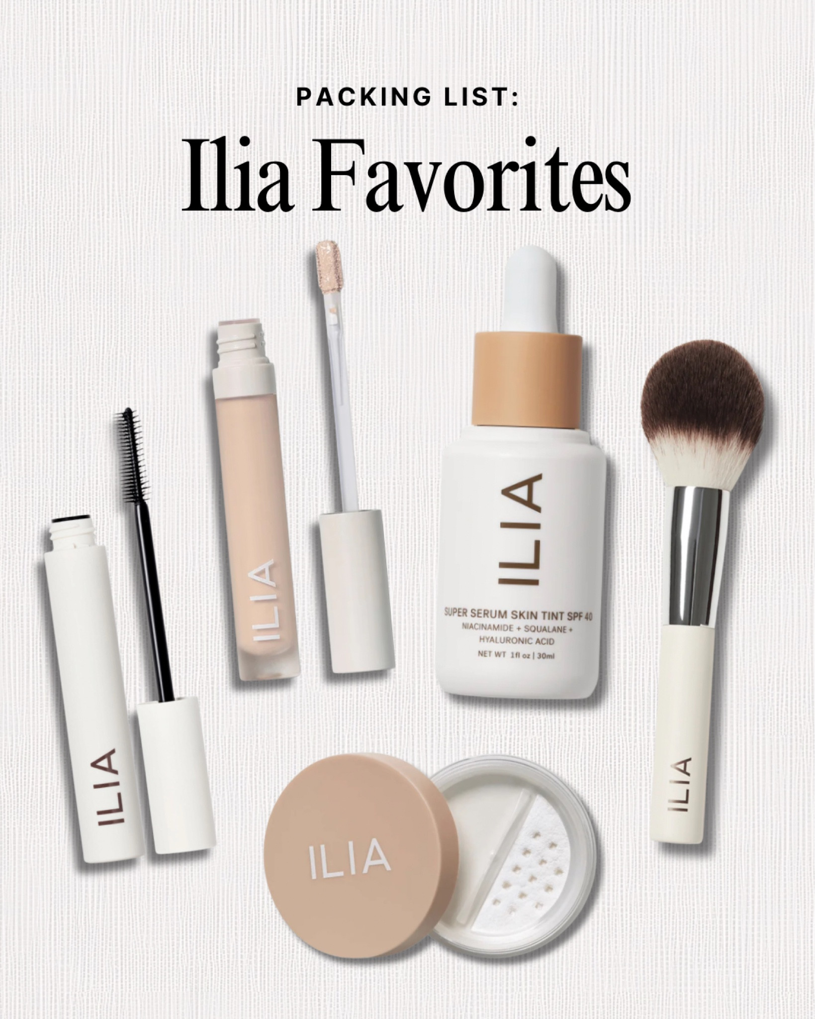 Wine country packing list: clean beauty makeup favs from Ilia!



#LTKGiftGuide 

#LTKTravel #LTKBeauty