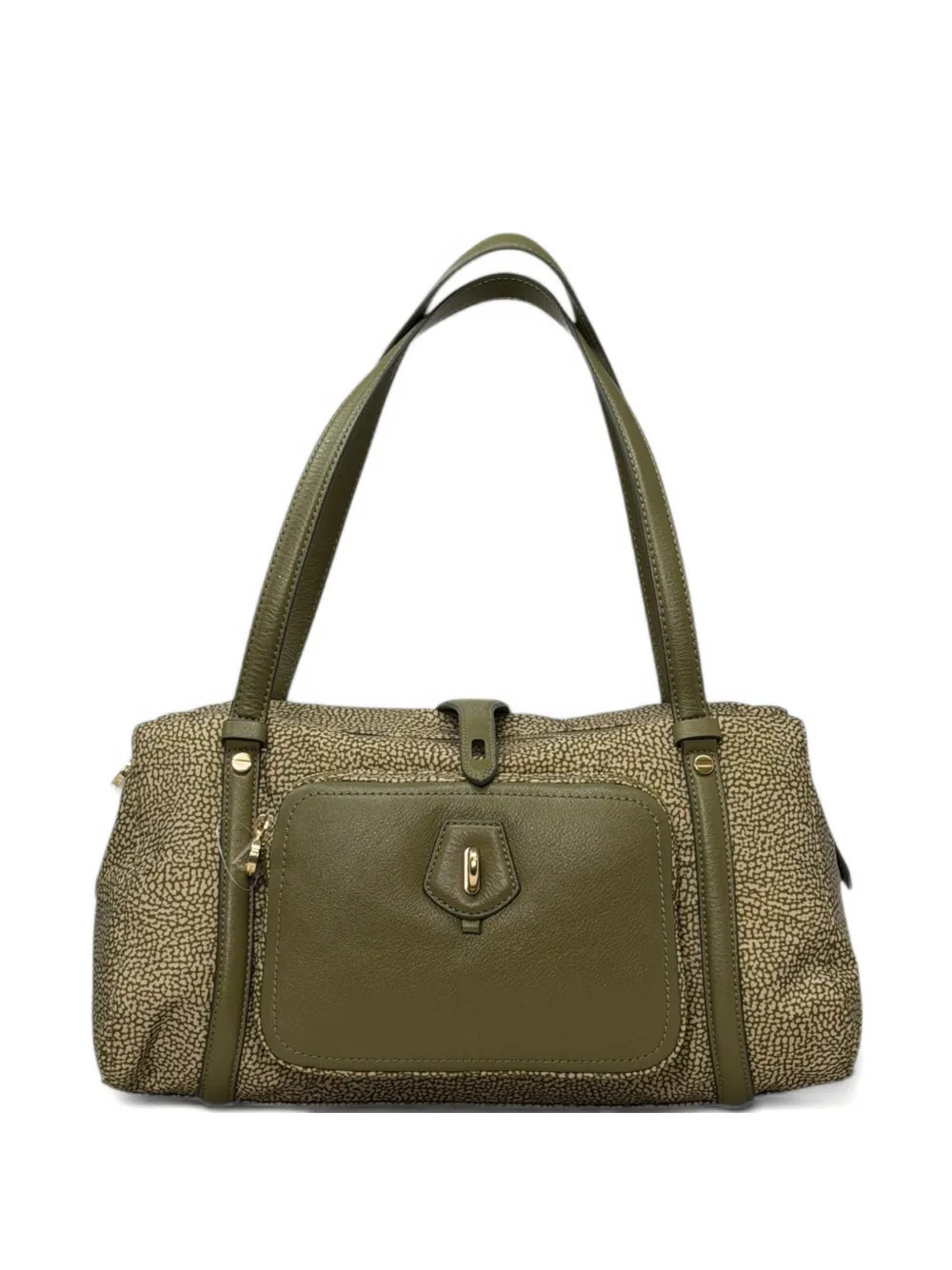 Borbonese printed shoulder bag - Green | Farfetch Global