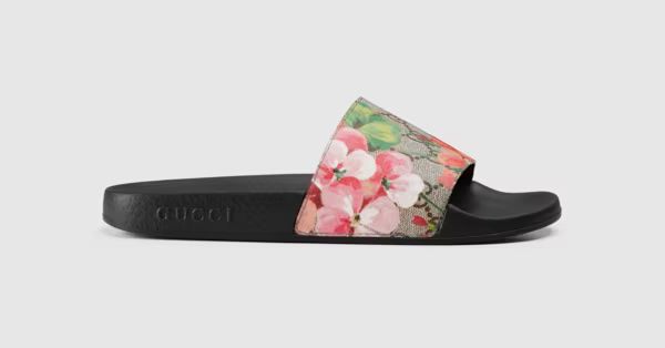 Gucci GG Blooms Supreme floral slide sandal | Gucci (US)