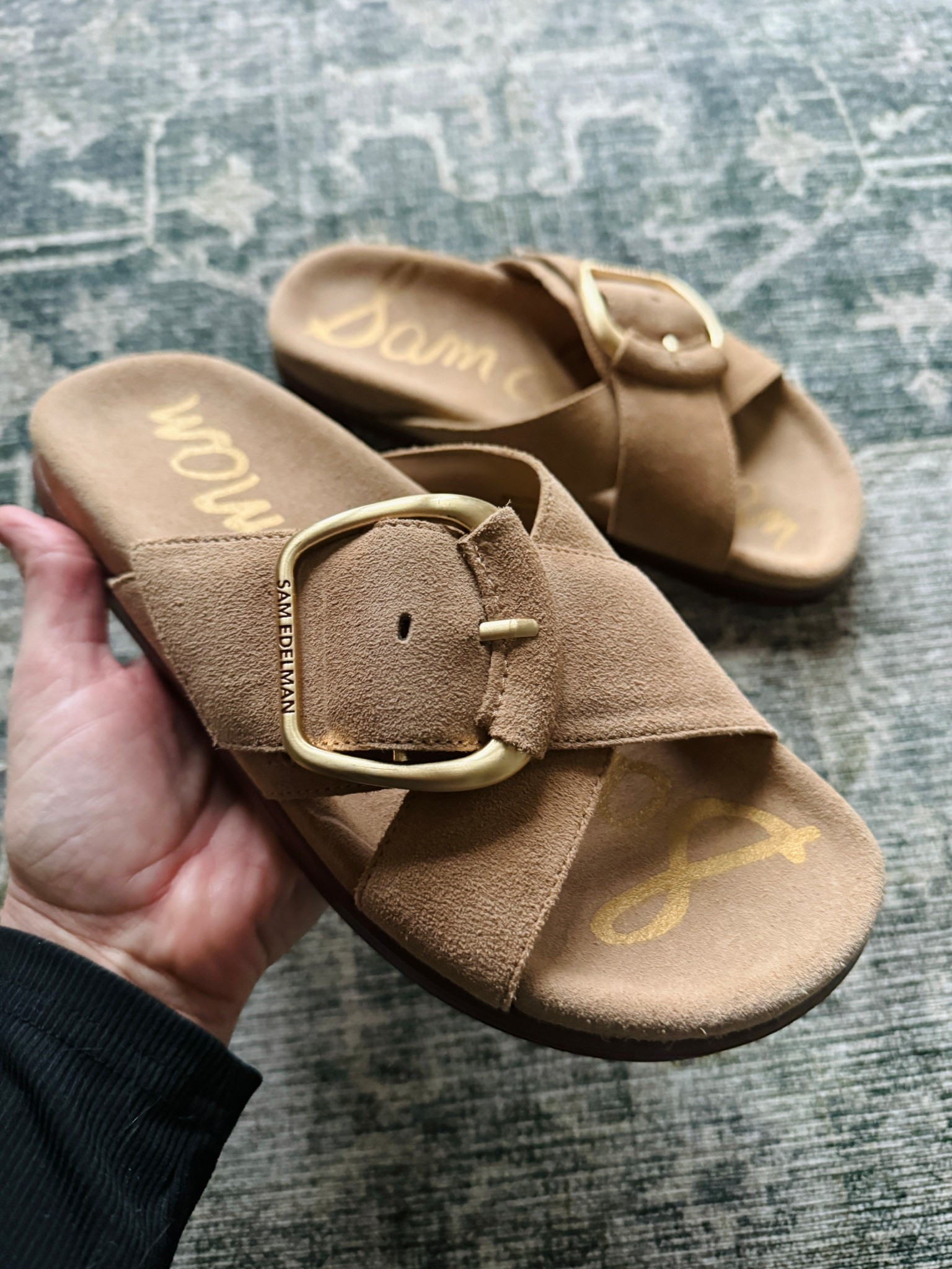 For those who love a beautiful suede sandal. 

#LTKOver40 #LTKmomlife